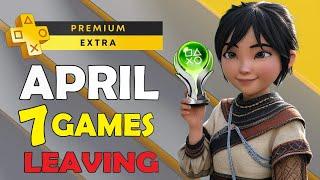 PS Plus Extra & Premium Games April 2025 - 7 Games Are Leaving + Platinum Difficulty & Time