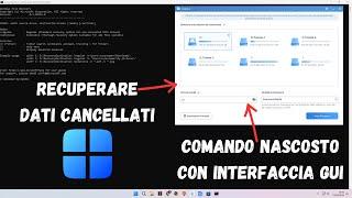 Il comando nascosto di Windows per recuperare dati cancellati