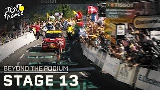 Tour de France’s Stage 13 gets tight in the mountains | Beyond the Podium | NBC Sports