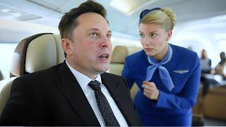 A Flight Attendant Tried to Kick Elon Musk Out of First Class What Happened Next Shocked You