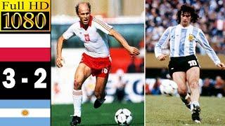 Poland 3-2 Argentina world cup 1974 | Full highlight | 1080p HD | Grzegorz Lato | Kempes