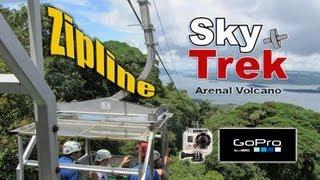 Zipline Sky Trek: Arenal National Park, Costa Rica - GoPro Hero2