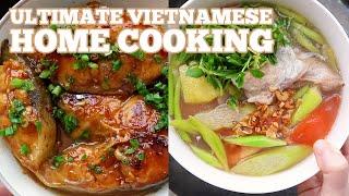 Ultimate Vietnamese Home Cooking | Ca Kho (Caramelized Fish) | Canh Chua (Sour Soup)