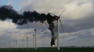 water Tower VS Wind Turbine FALL DOWN collection