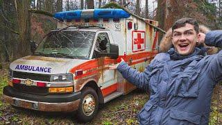 Verlassener KRANKENWAGEN im Wald gefunden! Können wir ihn restaurieren?