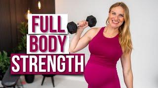 30-minute Full Body Strength Training | FUN At Home Dumbbell Workout