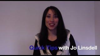 Quick Tips with Jo Linsdell: Put together your FAQs