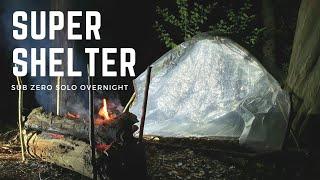 Mors Kochanski Style Super Shelter • Sub Zero Winter Camping • Thermal SURVIVAL Shelter