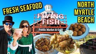 The FLYING FISH Restaurant at BAREFOOT LANDING in North Myrtle Beach, SC!