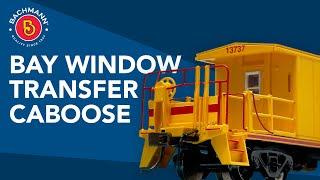 Bachmann HO Scale Bay Window Transfer Caboose