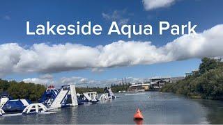 Waves of Wonder: London's Lakeside Aqua Park Delights #lakesidebeauty #relaxingsound #viralvideo