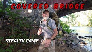 Stealth Camping  / Covered Bridge  / Solo Overnight Stealth Hammock Camping