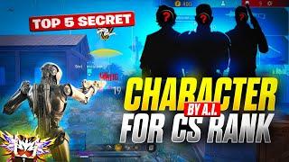 AI Given Top 5 Best Character combination for cs rank - GWI