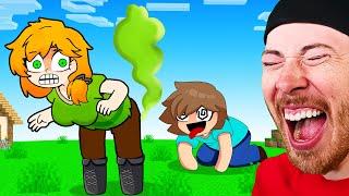 Reacting to The Adventures of Alex and Steve Minecraft Animations