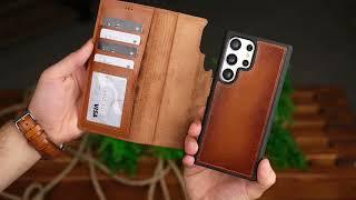 TORONATA Buffalo Samsung Galaxy S24 Ultra Leather Wallet Case: Unboxing and Review