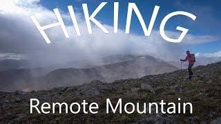 Hiking to a Remote Mountain