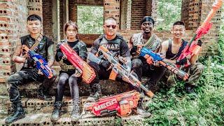 LTT Game Nerf War : SEAL X Nerf Guns Against Mr Zero Warriors Fight Criminals Abandoned House Battle