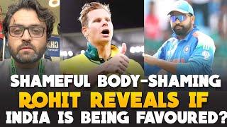 Shameful Body-Shaming | Rohit Sharma Reveals if India is being favored in Champions Trophy?