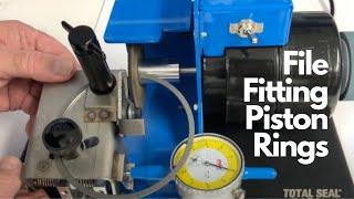 How To Properly Gap A Piston Ring - Setting End Gap With A Total Seal Power Ring Filer