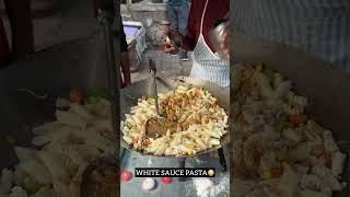 WHITE SAUCE PASTA  | Indian street food #shorts