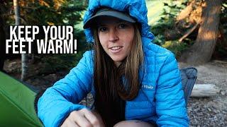 The BEST way to keep your FEET WARM while Winter BACKPACKING - It Might Not Be What You Think!