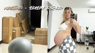 NEST WITH ME | Deep house cleaning, Packing hospital bag & Preparing for a NEWBORN!