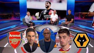 MOTD Arsenal vs Wolves 2-0 Ian Wright Review Arsenal's Performance Mikel Arteta & Havertz Interview