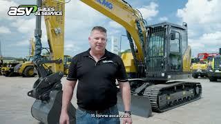 XCMG XE155UCR 15 Tonne Excavator Walkaround - with ASV Sales & Service