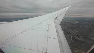 American Airlines 787 9 LHR ORD 03 22 2024 landing flt  AA87, seat 21L, N841AN