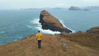 Hiking in Sandoy, Faroe Islands