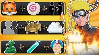 NARUTO EMOJI QUIZ : Guess 60 CHARACTERS from NARUTO | Level Easy - Hard  | Naruto quiz 