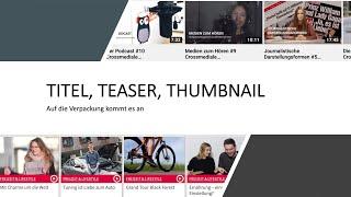 Titel, Teaser, Thumbnail #12 Crossmediale Medienproduktion | Ada Rhode