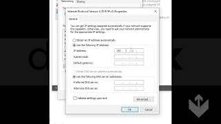 DropArk | Kmbox NET | SETUP | Windows IPv4 settings