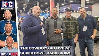 Tony Pollard On His Cowboys Future, RB By Committee, Dream SB Halftime Show | K&C Masterpiece