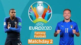 UEFA EURO 2020 FANTASY | MATCHDAY 2 | LIMITLESS ACTIVATED | TEAM SELECTION