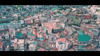 AERIAL VIEW OF AIZAWL PART 1 ( CHANMARI, ZARKAWT, DAWRPUI)