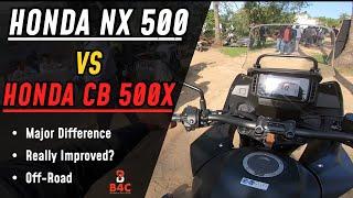 Honda NX500 vs CB500X Short comparison in Tamil | is it worth the price? | B4Choose