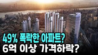 고분양가 속 49% 폭락한 아파트? 6억 이상 하락? 무슨 일이?