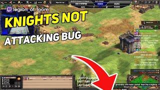 KNIGHTS NOT ATTACKING BUG | Daily Age Of Empires Community Highlights