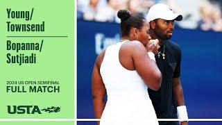 Young/Townsend vs. Bopanna/Sutjiadi Full Match | 2024 US Open Semifinal