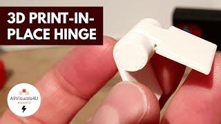  3D Printing Ideas - Print In Place Hinge - Moving 3D Prints | #Shorts