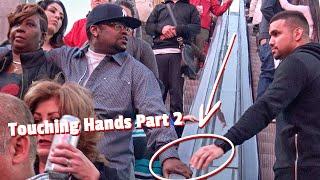 Touching Hands On Escalator Prank | Part 2