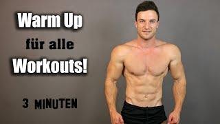 3 Minuten Ganzkörper Warm Up für alle Workouts!