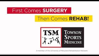 UM SJMC - Towson Sports Medicine Linda Seidel Recovery