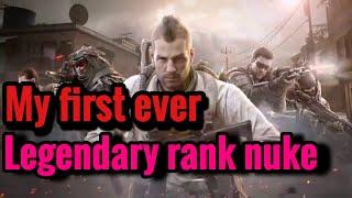 My first ever ranked nuke legendary rank | COD MOBILE |