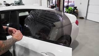 How To Tint A Frameless Rear Door Window - BMW Gran Coupe