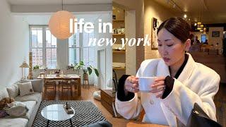 LIFE IN NEW YORK | busy days in my life, cozy winter days, work life balance