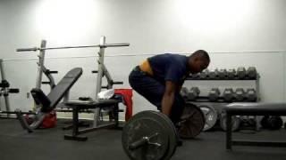 BK deadlifting 295 x 10