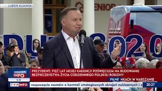 Prezydent Andrzej Duda: Te wybory zdeterminują rozwój naszej ojczyzny