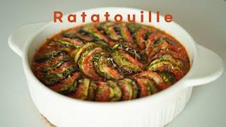 Making French home-style ratatouille, the easy and simple dish in the movie